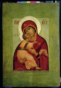 Die Wladimir-Madonna der Demut, russische Ikone