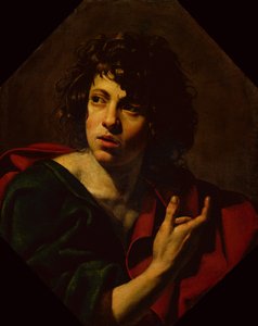 Heiliger Johannes der Evangelist von Simon Vouet