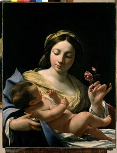 Die Jungfrau und das Jesuskind von Simon Vouet