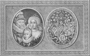 James I Anne von Dänemark und Henry, Prinz von Wales, 1612, 1904 von Simon de Passe