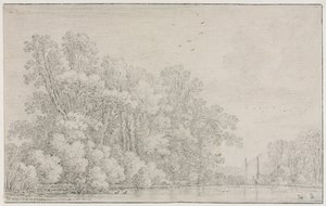 Flusslandschaft, ca. 1650 von Simon de Vlieger