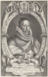 Porträt von Henry Hobart von Simon van de Passe