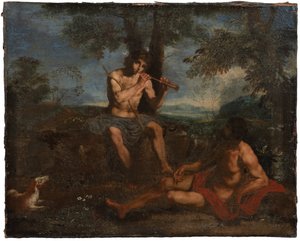 Merkur und Argus von Simone Cantarini