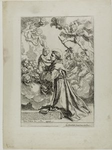 Der heilige Antonius von Padua von Simone Cantarini