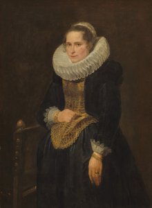 Porträt einer flämischen Dame von Sir Anthony van Dyck