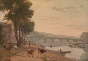 Eine Ansicht der Richmond-Brücke an der Themse