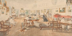 Das Sommerzimmer im Haus des Künstlers in Patna von Sir Charles D
