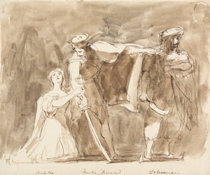 Szene aus Quentin Durward von Sir David Wilkie