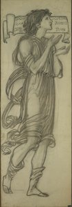 Samuel (Entwurf für das Ostfenster der Lady Chapel) von Sir Edward Burne Jones