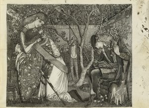 Der Abschied des Ritters, 1858 von Sir Edward Coley Burne Jones
