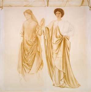 Die zwei Frauen von Jason, vor 1872 von Sir Edward Coley Burne Jones