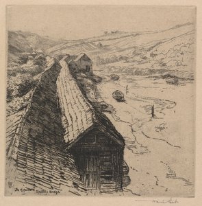 Die Seilerei, Spittal Bridge Whitby von Sir Frank Short