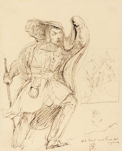 Studien für eine Szene aus Dantes "Inferno" von Sir George Hayter