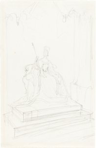 Studie für "Königin Victoria"