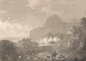 Blick auf die Küste Italiens
