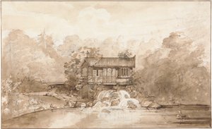 Entwurf für die Einsiedelei, Virginia Water von Sir Jeffry Wyatville