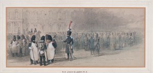 Nationalgarde in den Tuilerien von Sir John Gilbert