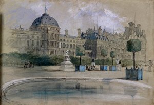 Die Tuilerien, Paris, Frankreich, 1846