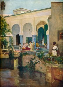 Innenraum eines maurischen Harems, 1907