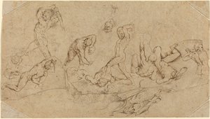 Schlacht der nackten Männer von Sir Peter Paul Rubens