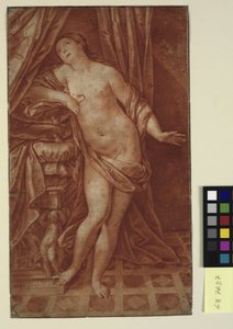 Tod der Kleopatra, nach einem Gemälde von Guido Reni von Sir Robert Strange