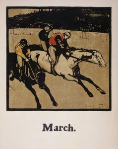 Pferderennen von Sir William Nicholson