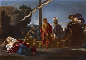 Rinaldos Abschied von Armida - Thema aus Das befreite Jerusalem von Torquato Tasso von Sisto Badalocchio