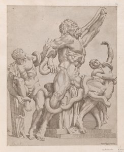 Speculum Romanae Magnificentiae: Laokoon, 1561 von Sisto Badalocchio