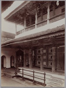 Buddhistischer Tempel in Kandy, Ceylon