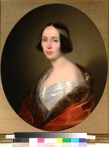 Porträt der Gräfin Louise Trofimovna Golitsyna geb. Baranova