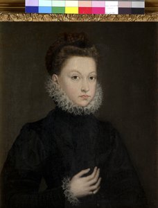 Porträt der Infantin Isabella Clara Eugenia, 1573