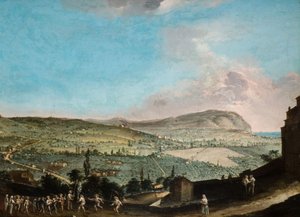 Italienische Landschaft, 1750-1800 von Soloman Delane