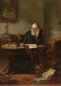 Detail: John Milton besucht Galileo Galilei, als er ein Gefangener der Inquisition war
