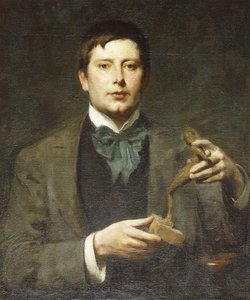 Porträt des Bildhauers George Frampton von Solomon Joseph Solomon