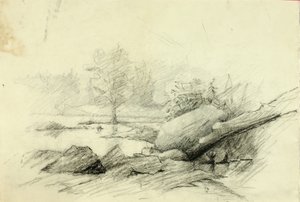 Landschaft von Solon H. Borglum