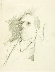 Porträtstudie von Solon H. Borglum