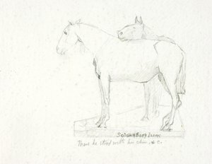 Schneeverwehung von Solon H. Borglum