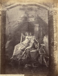 Mars und Venus. Fresko von Pompeji