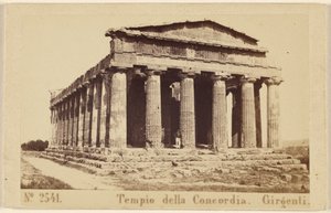Tempel der Concordia, Girgenti von Sommer and Behles