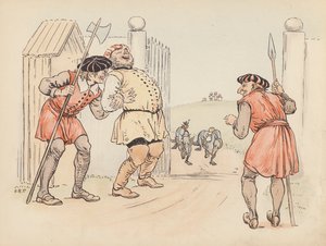 Illustration für Kleine Zwillingsdrachen von S. Rosamond Praeger von Sophia Rosamond Praeger