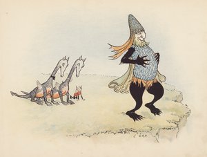 Illustration für Little Twin Dragons von S. Rosamond Praeger von Sophia Rosamond Praeger