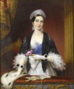 Königin Victoria in der königlichen Loge im Drury Lane Theatre im November 1837. Lienard, Sophie von Sophie Lienard