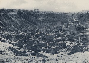Szenen aus alten Zeiten, Kimberley Mine im Jahr 1874 von South African Photographer