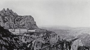 Gesamtansicht von Montserrat von Spanish Photographer