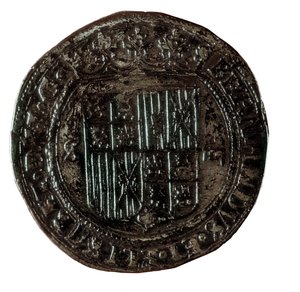 Münze von 4 spanischen Reales von Kastilien