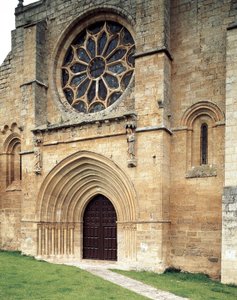 Kollegiatskirche Santa María del Manzano, Castrojeriz, Burgos, Spanien von Spanish School