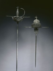 Rapier mit Korbgriff
