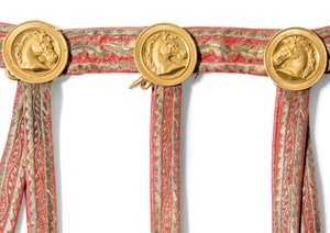 Detail von der Sabretache von Joseph-Napoleon Bonaparte, König von Spanien, vor 1813