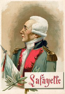 Gilbert du Motier, Marquis de Lafayette von Spanish School