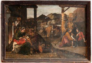 Einsiedelei (Ermita de Nuestra Señora de Belén). Innenansicht. von Spanish School